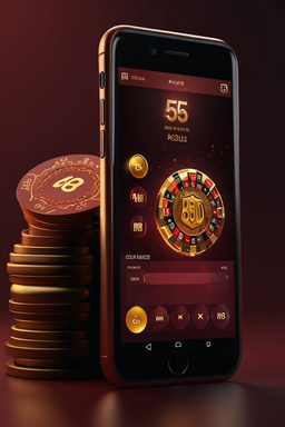 Smartphone avec l’app Godz Casino