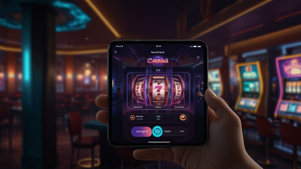 Connexion de casino sur smartphone et ordinateur dans une ambiance sombre